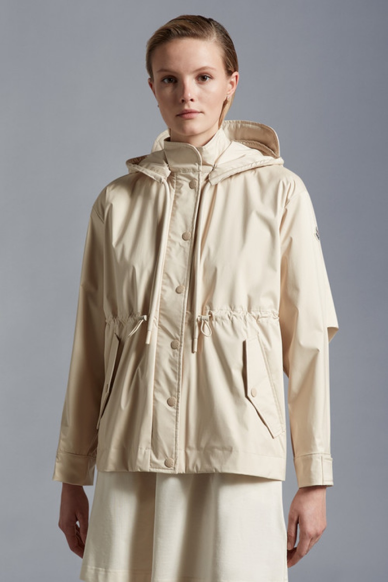 Cortavientos Moncler Valiere Parka Mujer Blancos | GLRM-35824