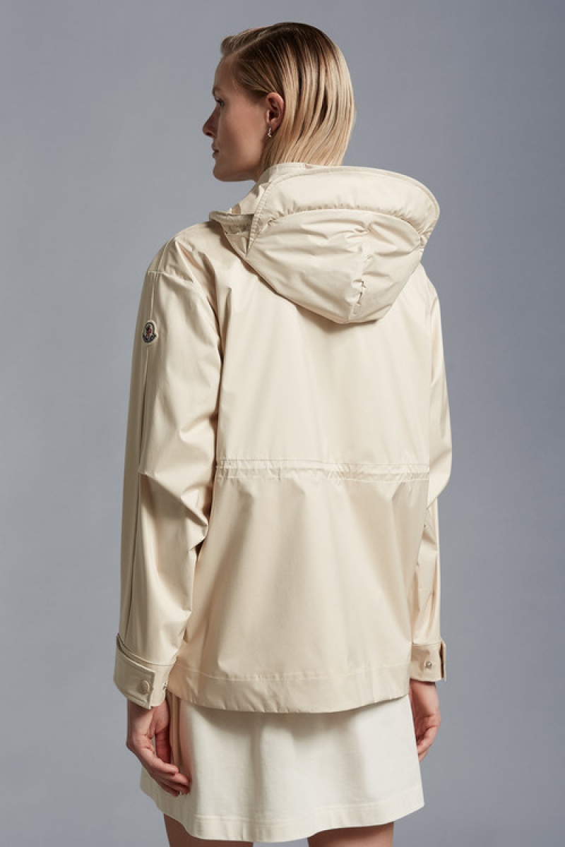 Cortavientos Moncler Valiere Parka Mujer Blancos | GLRM-35824