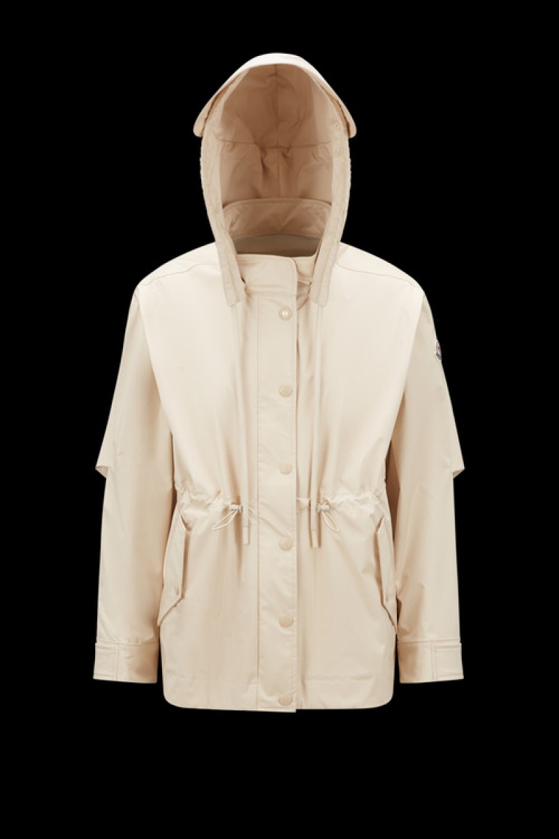 Cortavientos Moncler Valiere Parka Mujer Blancos | GLRM-35824