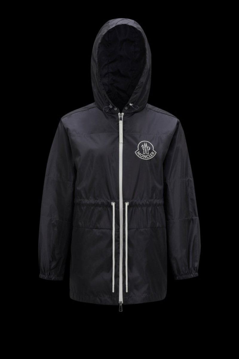 Cortavientos Moncler Veirade Parka Mujer Azules | EUYM-93746