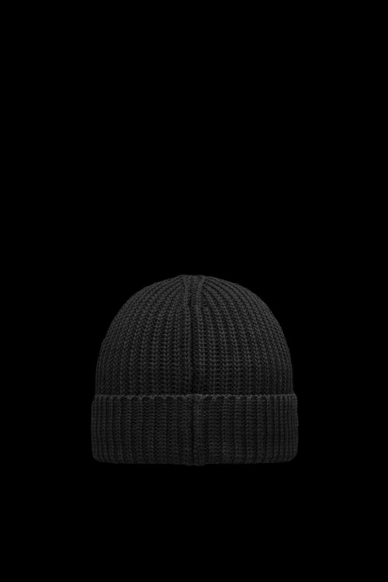 Gorro Moncler Algodon Hombre Negros | GFJX-08523