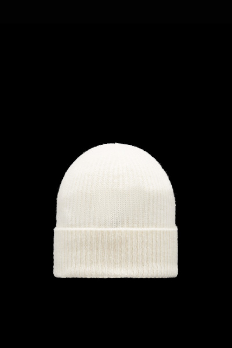 Gorro Moncler Cashmere Blend Hombre Blancos | FIGD-25407