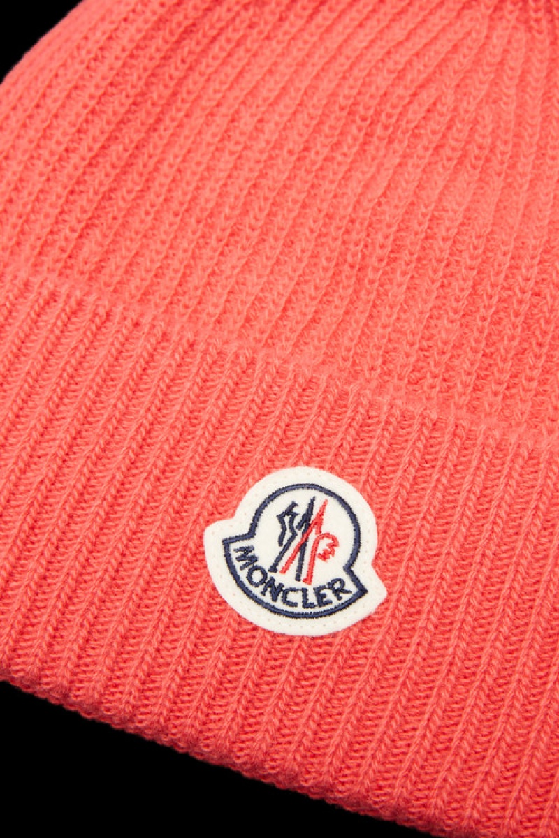 Gorro Moncler Cashmere Blend Hombre Coral Rojos | NYQJ-26594