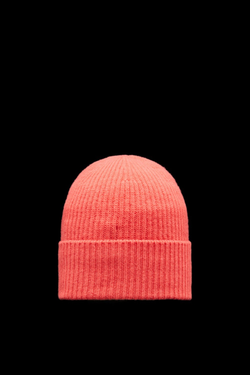 Gorro Moncler Cashmere Blend Hombre Coral Rojos | NYQJ-26594