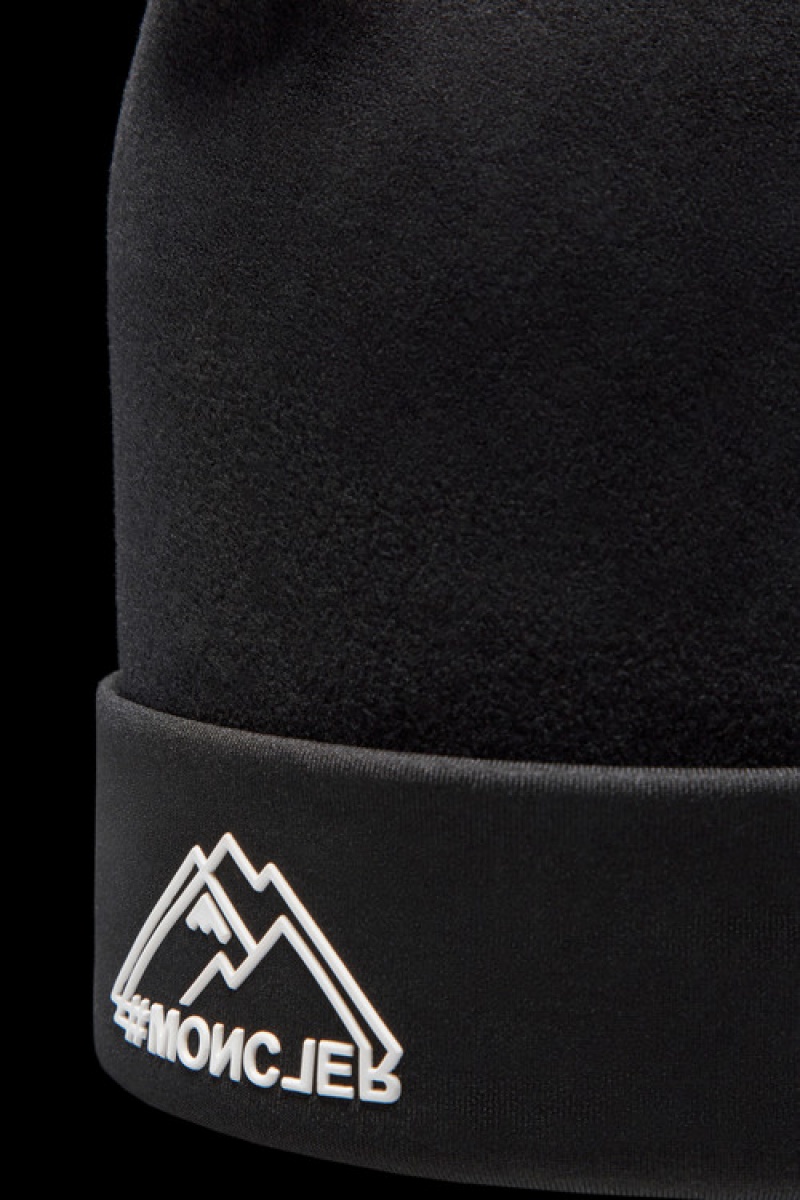 Gorro Moncler Fleece Hombre Negros | JWXV-19578