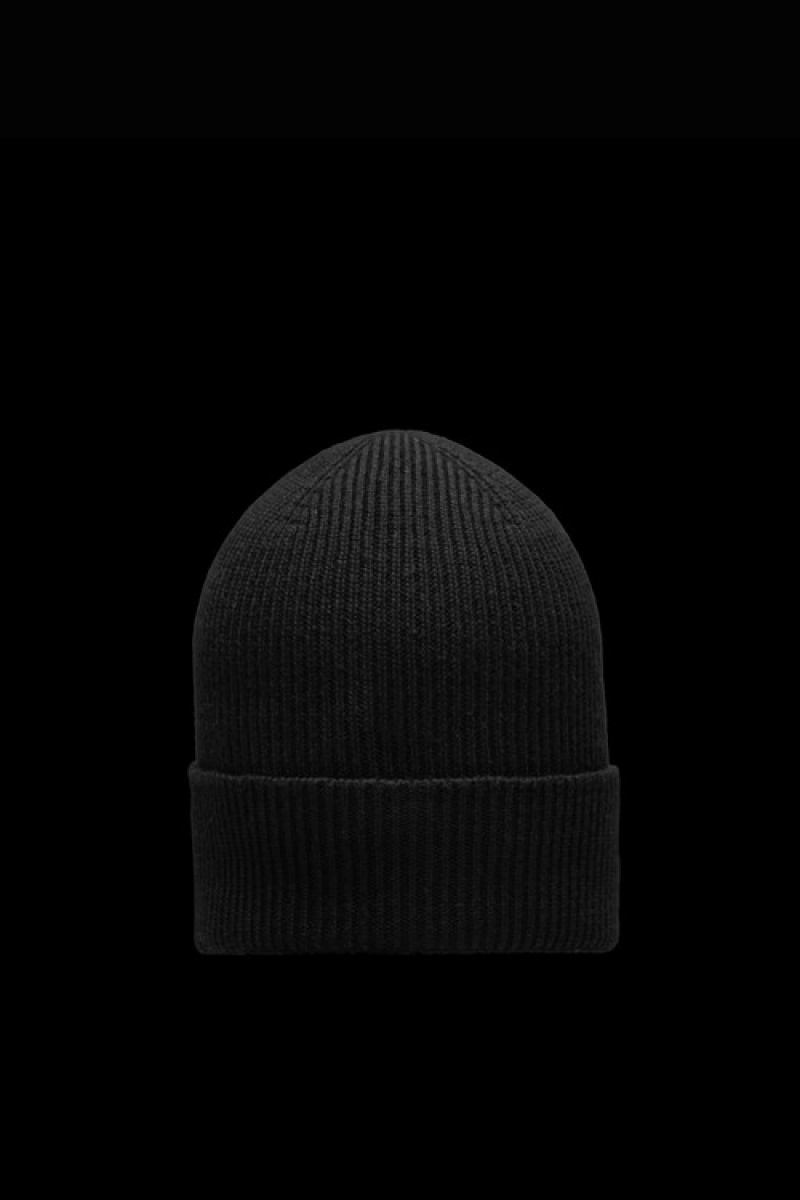 Gorro Moncler Lana Hombre Negros | WRTG-92374