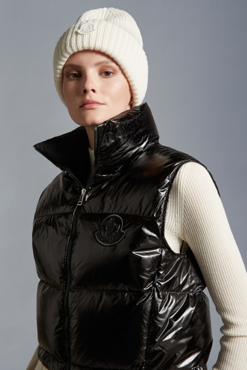 Gorro Moncler Lana Mujer Blancos | IENH-62347