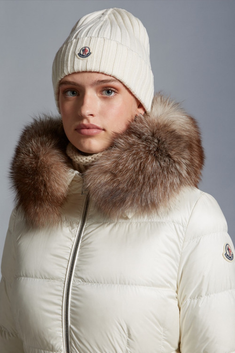 Gorro Moncler Lana Mujer Blancos | LCWG-87192