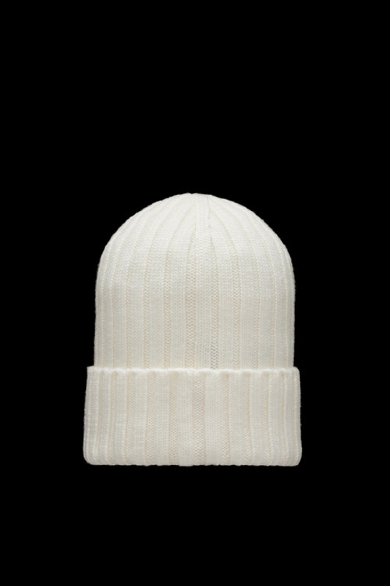 Gorro Moncler Lana Mujer Blancos | LCWG-87192