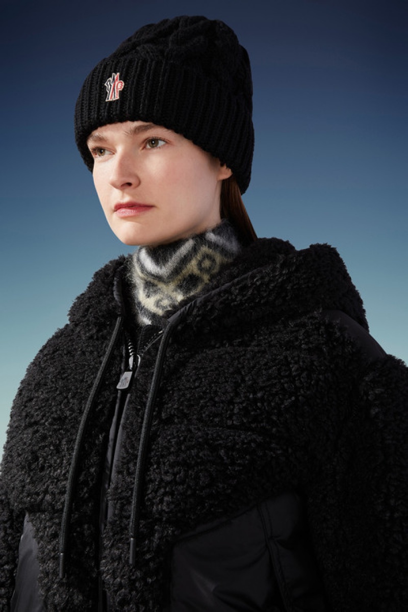 Gorro Moncler Lana Mujer Negros | ATWS-76540