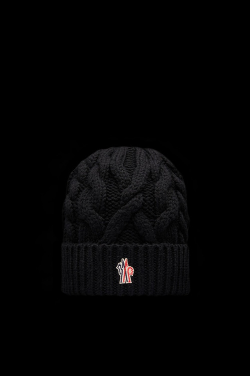 Gorro Moncler Lana Mujer Negros | ATWS-76540