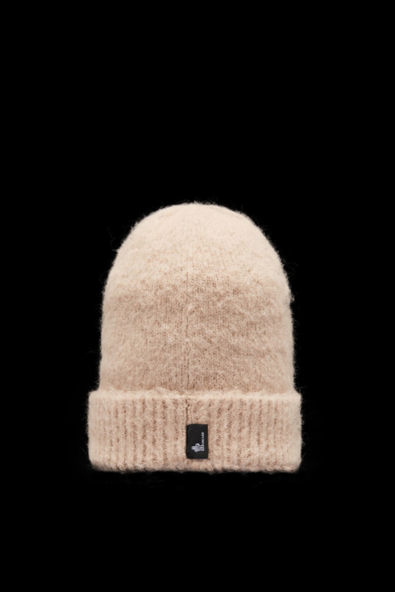 Gorro Moncler Lana & Alpaca Mujer Beige | AGTM-24569