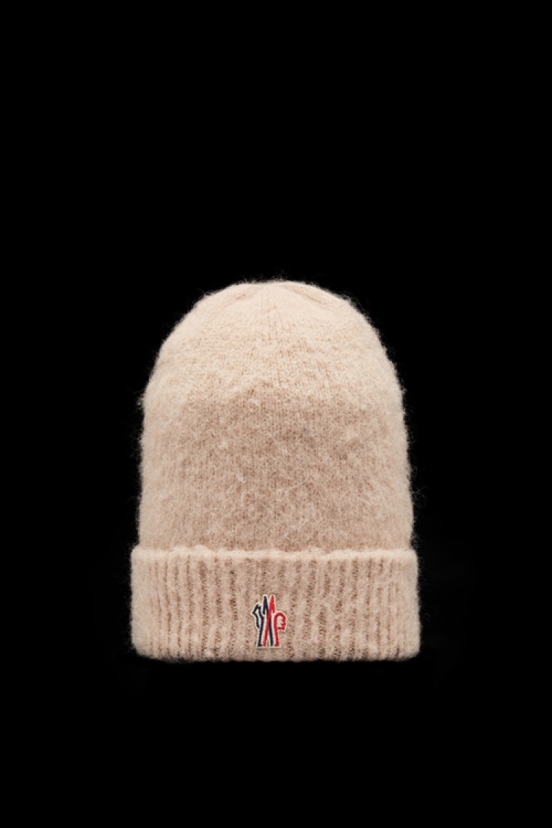 Gorro Moncler Lana & Alpaca Mujer Beige | AGTM-24569