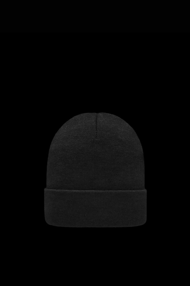 Gorro Moncler Pure Lana Hombre Negros | VFTZ-46702