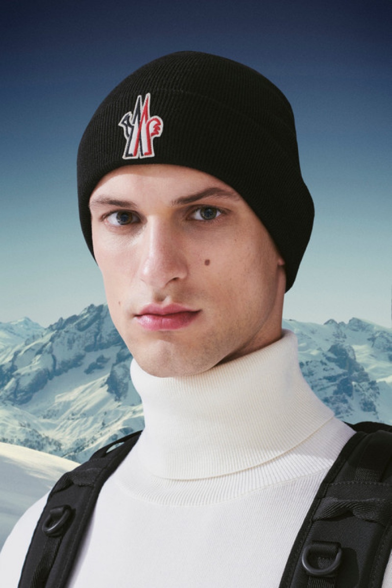 Gorro Moncler Pure Lana Hombre Negros | VFTZ-46702