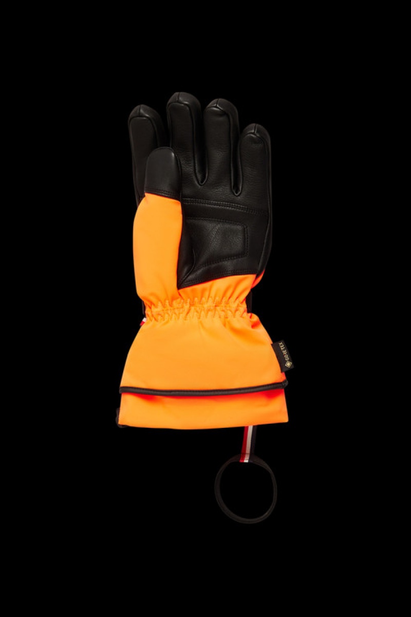 Guantes Moncler Acolchado Hombre Naranjas Claro | VYZE-17026