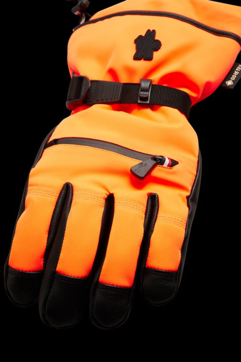 Guantes Moncler Acolchado Hombre Naranjas Claro | VYZE-17026