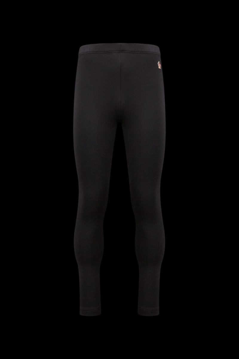 Leggins Moncler Base Layer Hombre Negros | MBFN-07489