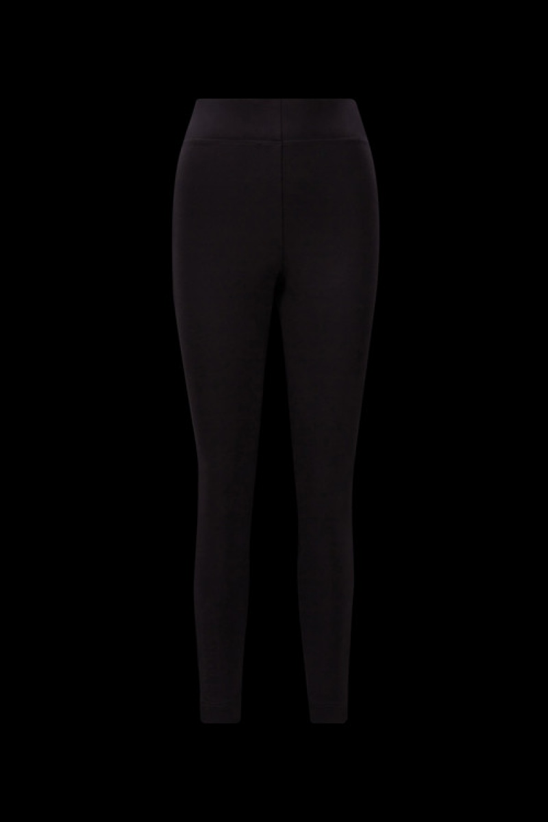 Leggins Moncler Jersey Mujer Negros | HQJF-19430