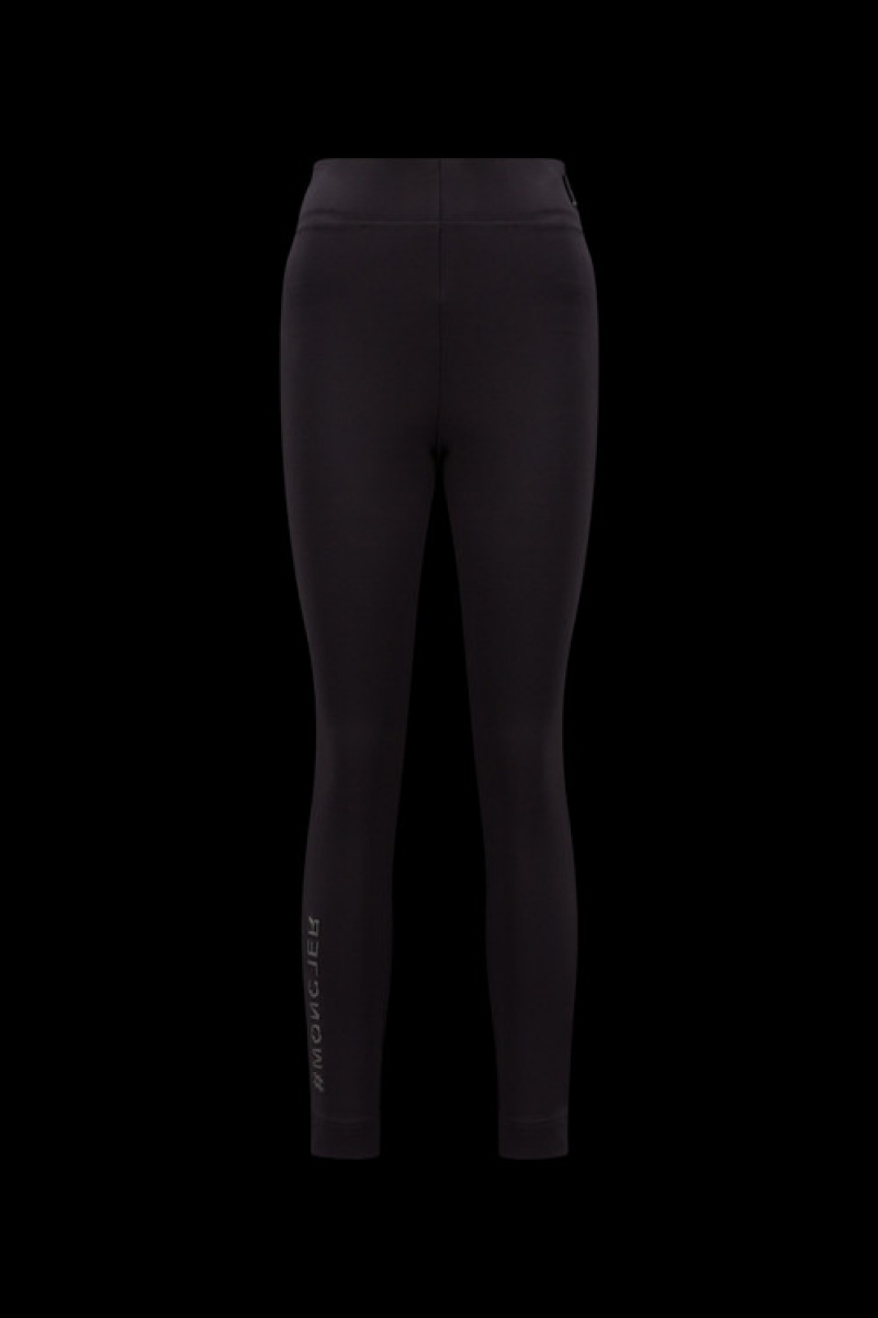 Leggins Moncler Jersey Mujer Negros | RCKU-51940