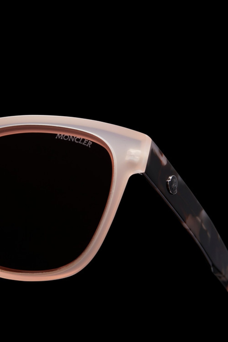 Lentes de Sol Moncler Biobeam Squared Mujer Rosas | UGLO-19208