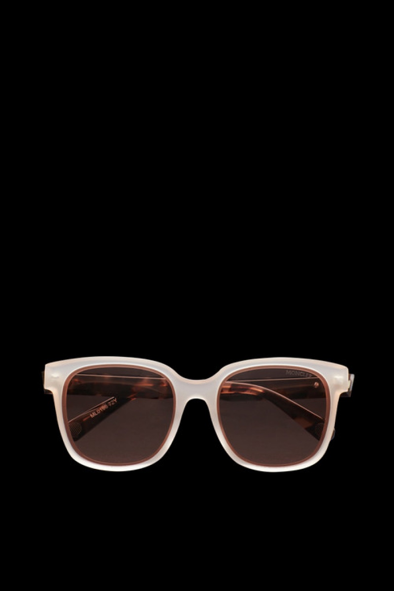 Lentes de Sol Moncler Biobeam Squared Mujer Rosas | UGLO-19208