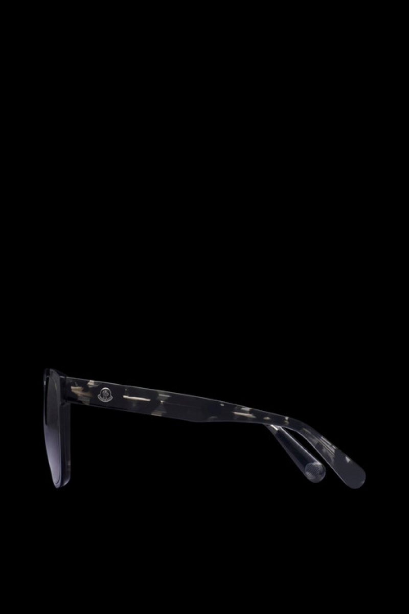 Lentes de Sol Moncler Biobeam Squared Mujer Negros | PTSW-80934