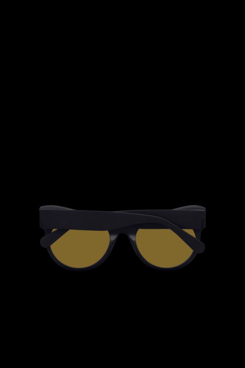 Lentes de Sol Moncler Caeye Hombre Negros | PEOF-69357