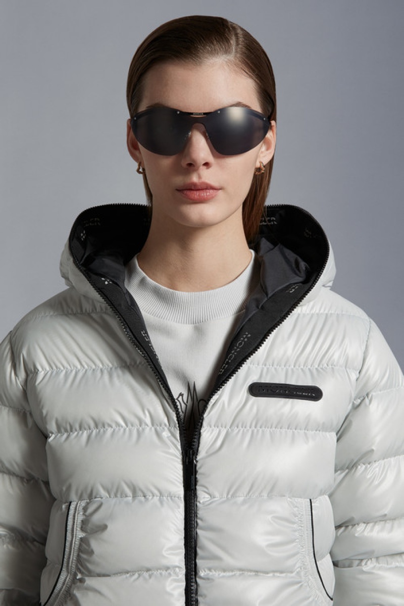 Lentes de Sol Moncler Carrion Shield Hombre Grises Oscuro | NHJM-27413