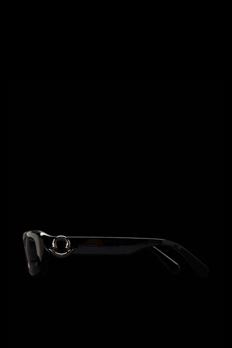 Lentes de Sol Moncler Minuit Rectangular Mujer Negros Grises Oscuro | IPZW-21678