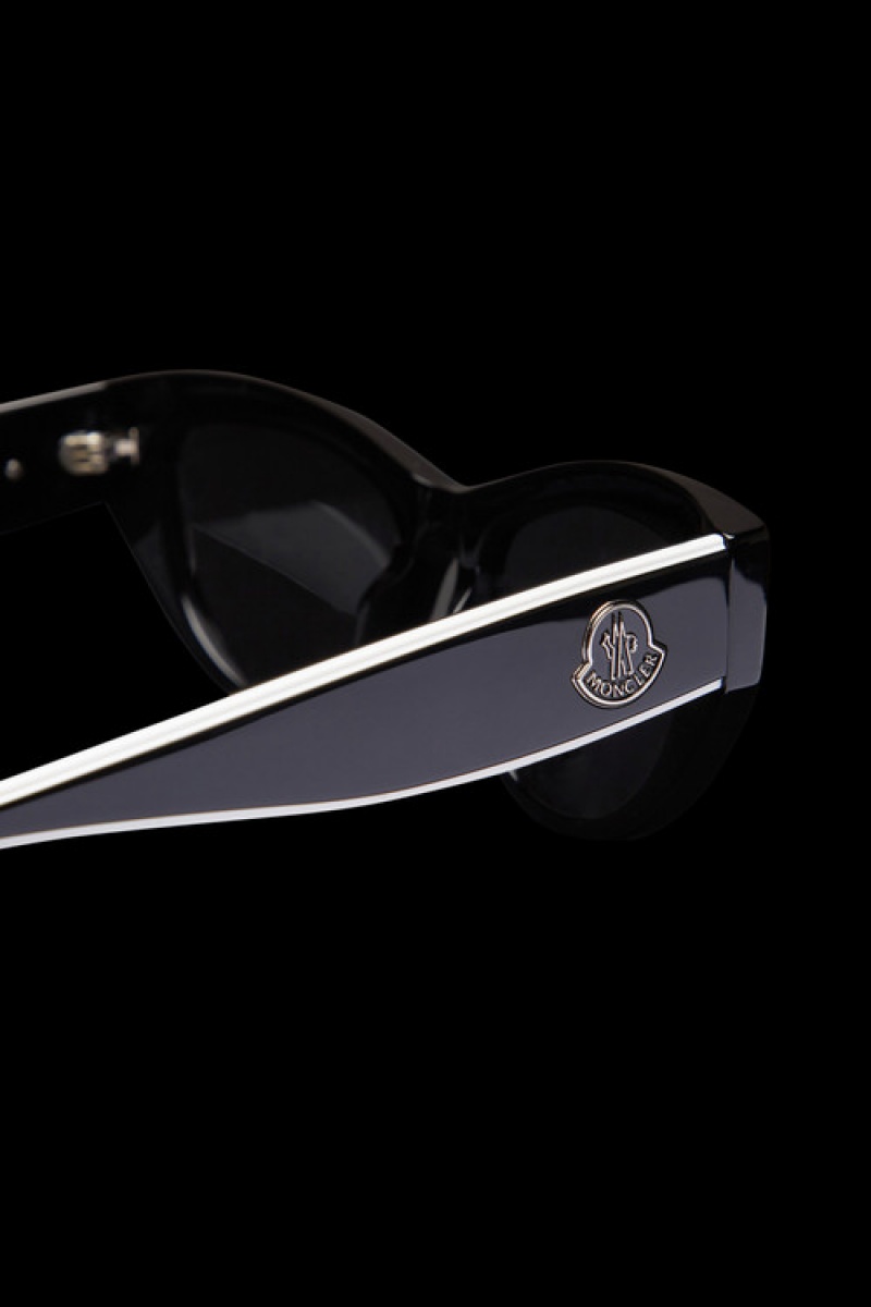 Lentes de Sol Moncler Modd Cat-eye Mujer Negros | CXNS-84730