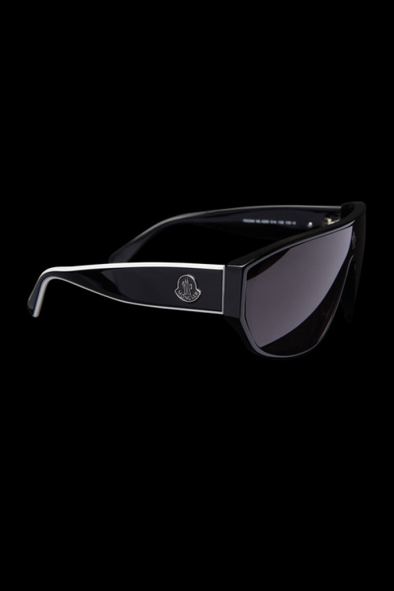 Lentes de Sol Moncler Tronn Shield Hombre Negros | XPBJ-16087