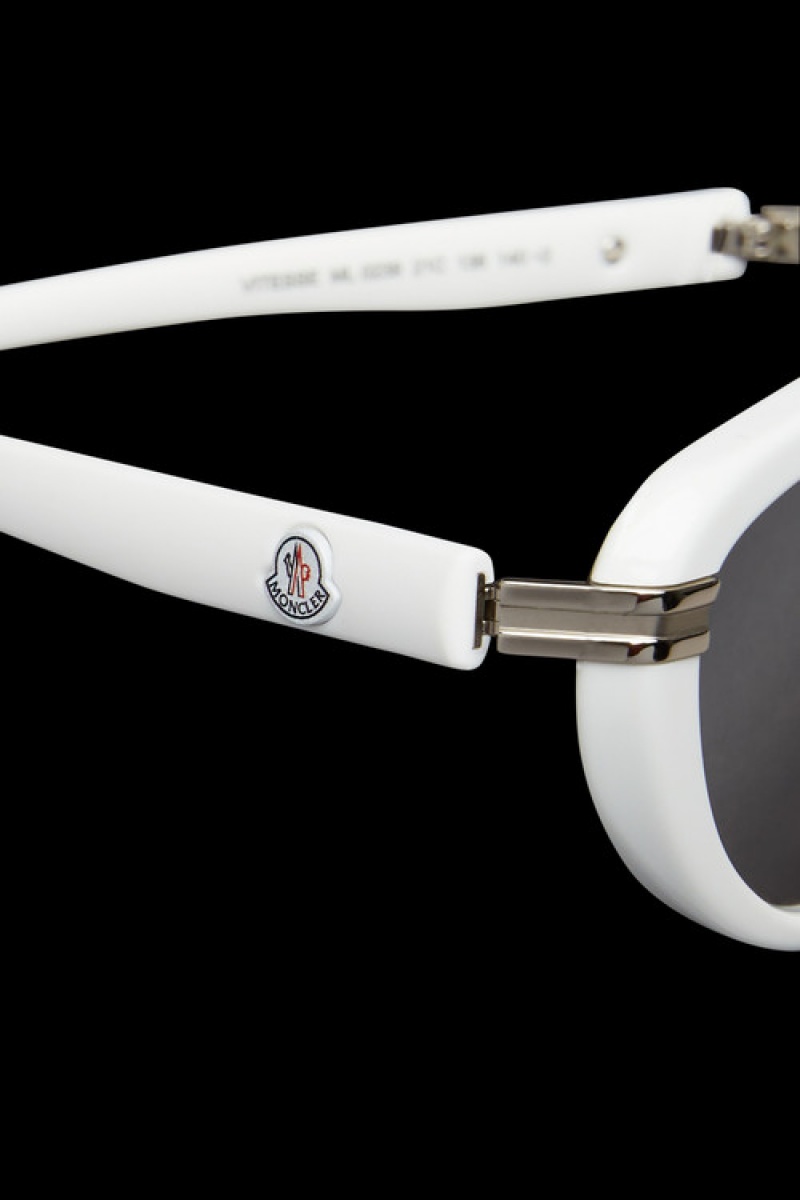 Lentes de Sol Moncler Vitesse Shield Mujer Grises Oscuro | GFRA-42569