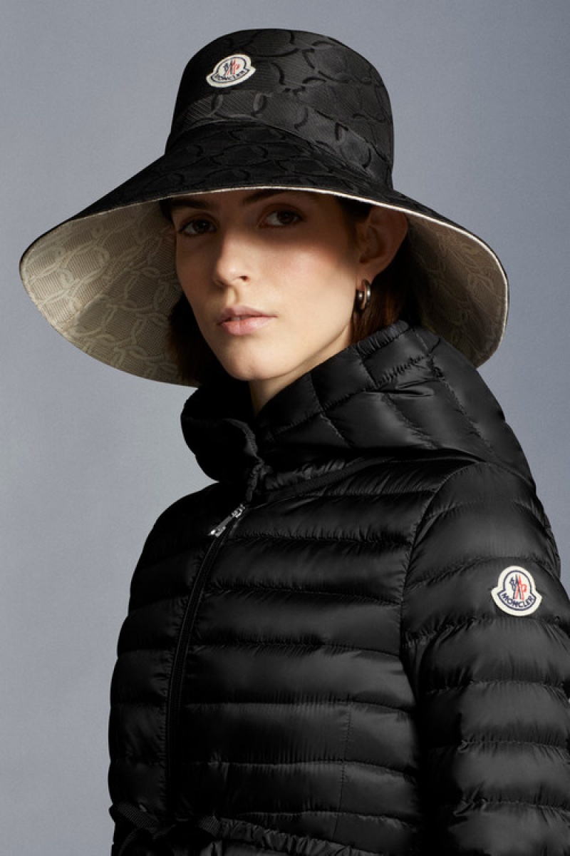 Chaquetas Largas De Plumas Moncler Barbel Mujer Negros | NACT-04538