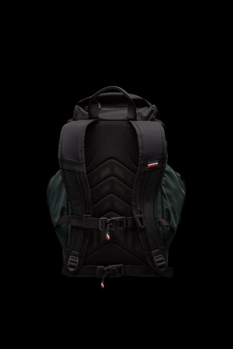 Mochilas Moncler Hombre Verdes | BALV-21560