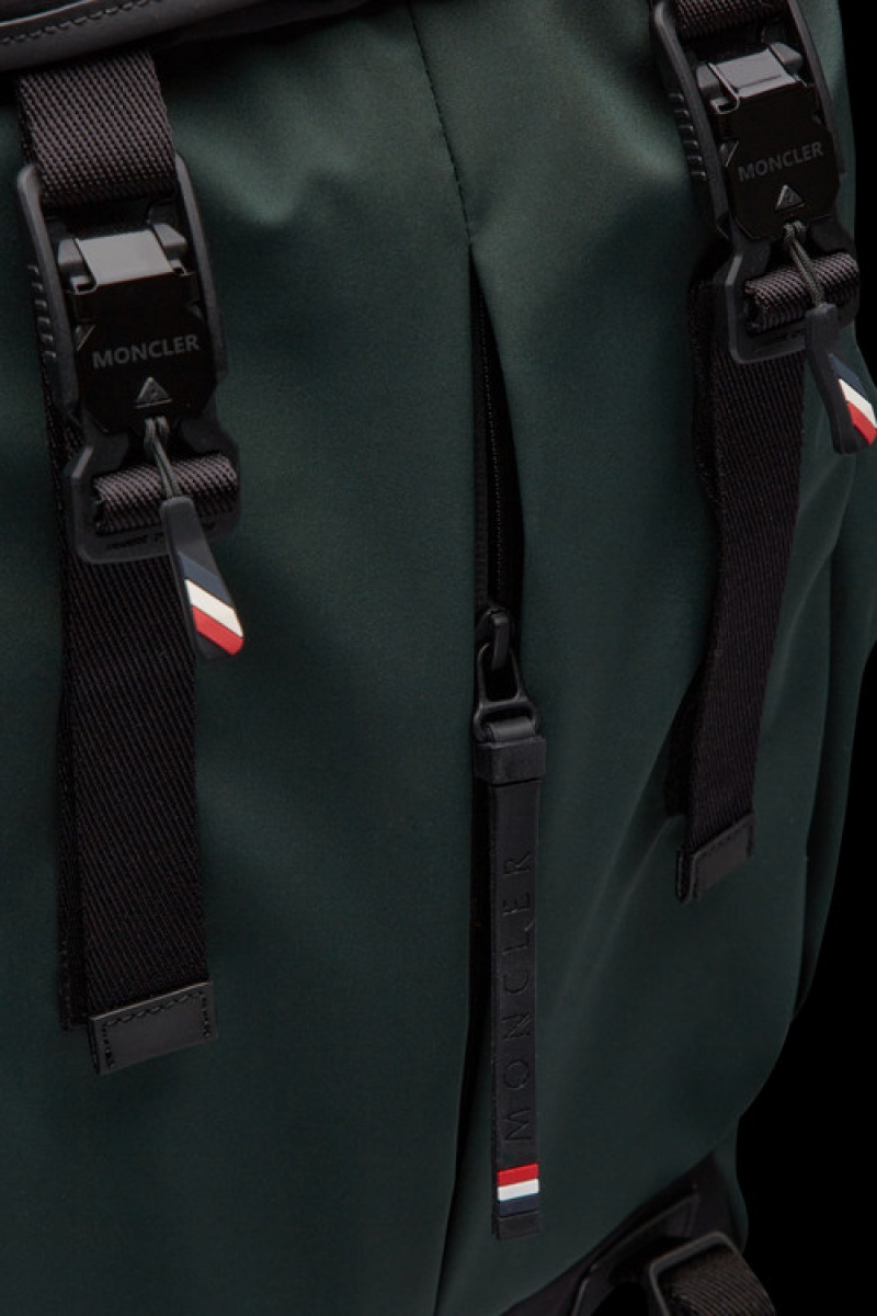 Mochilas Moncler Hombre Verdes | BALV-21560