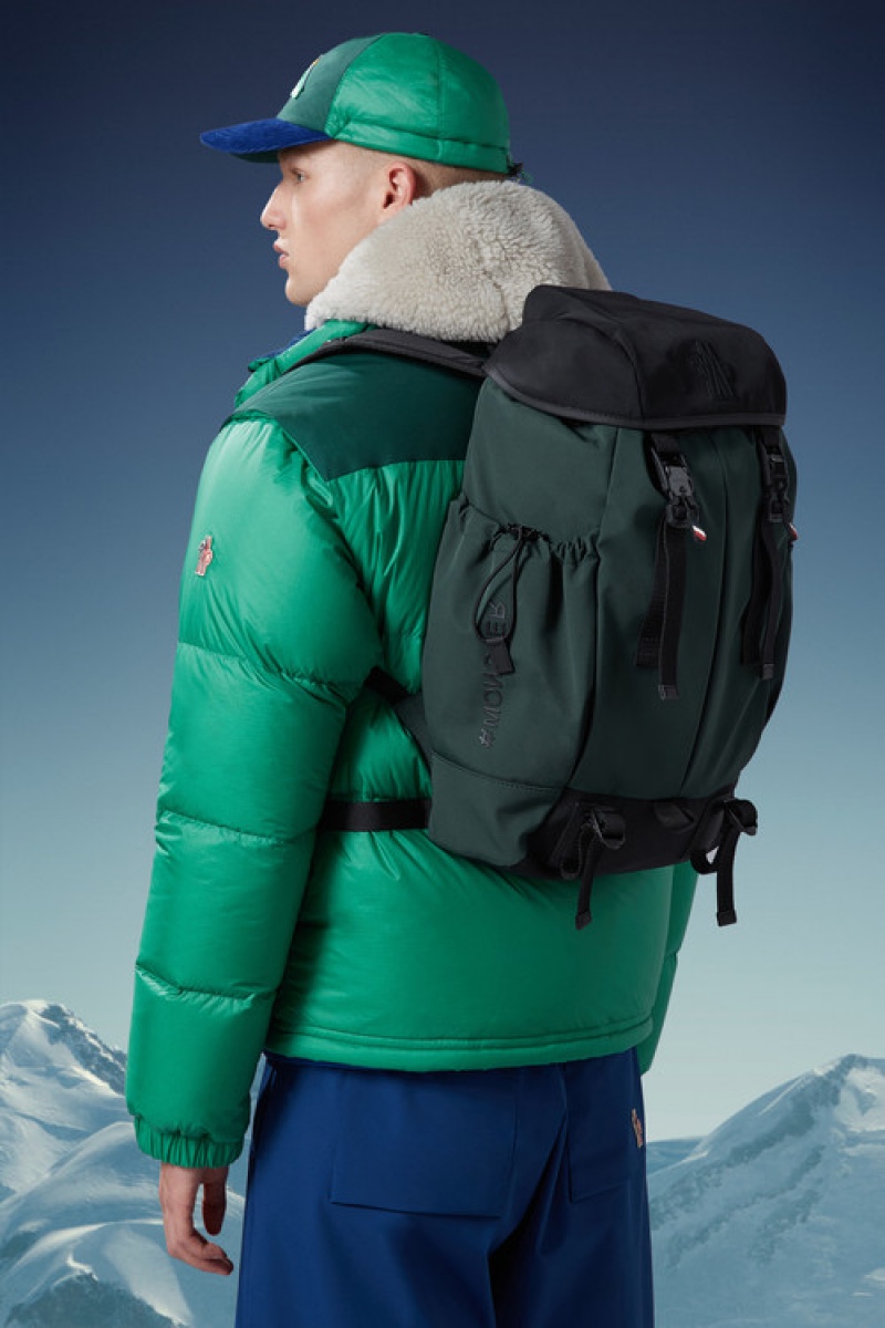 Mochilas Moncler Hombre Verdes | BALV-21560