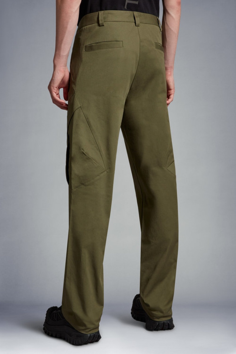 Pantalon Moncler Gabardine Cargo Hombre Verde Oliva Verdes | ACPZ-85217