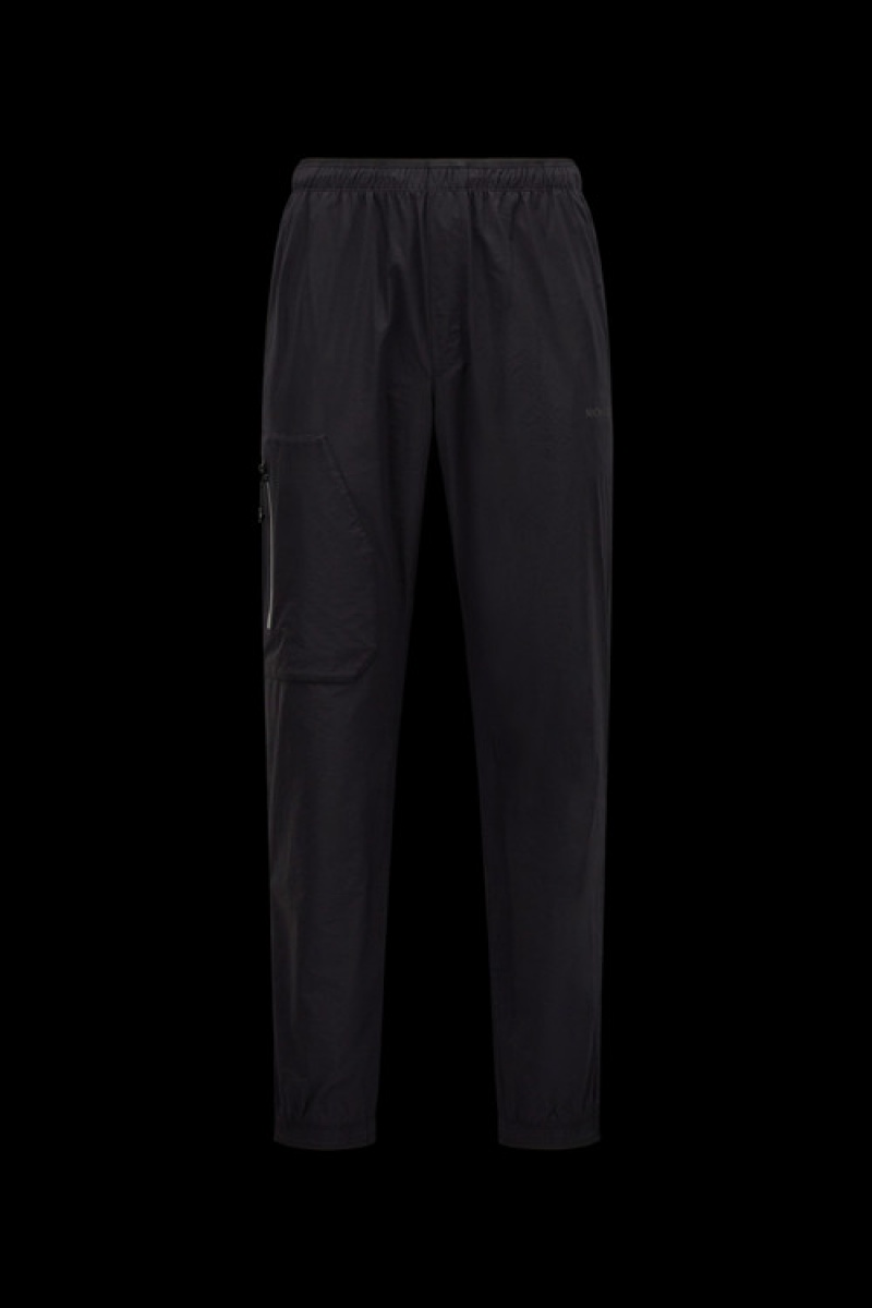 Pantalon Moncler Ripstop Hombre Negros | KMVP-14376