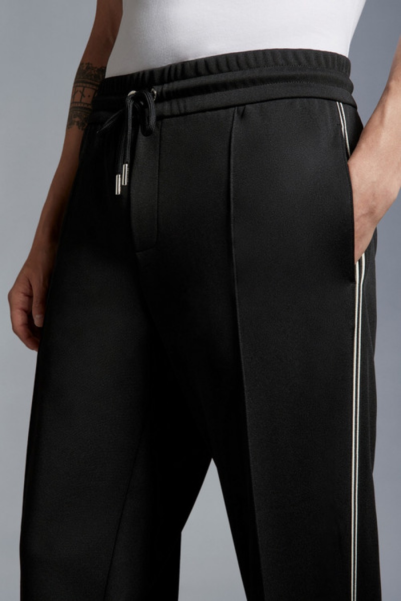 Pantalones Deportivos Moncler Triacetate Hombre Negros | ZTBG-35147