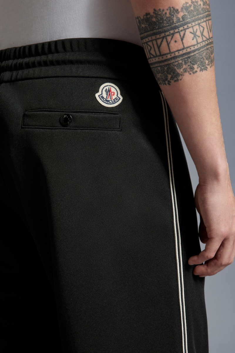 Pantalones Deportivos Moncler Triacetate Hombre Negros | ZTBG-35147