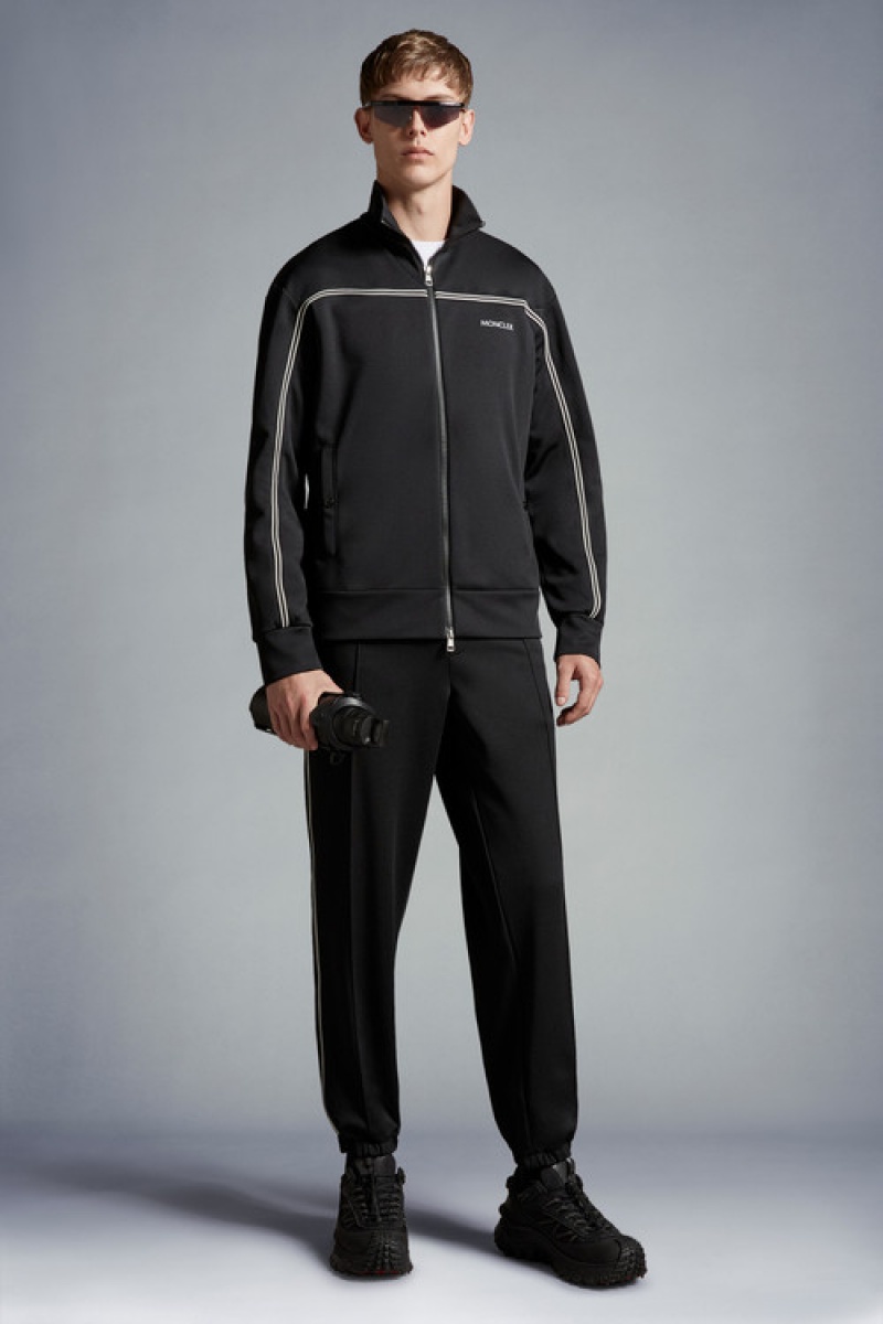 Pantalones Deportivos Moncler Triacetate Hombre Negros | ZTBG-35147