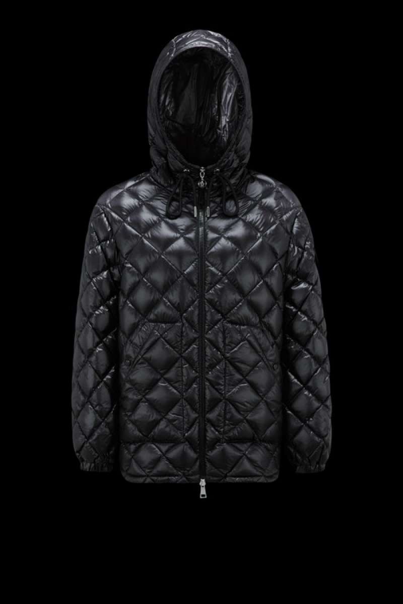 Chamarra Moncler Acolchado Mujer Negros | KRBD-92437