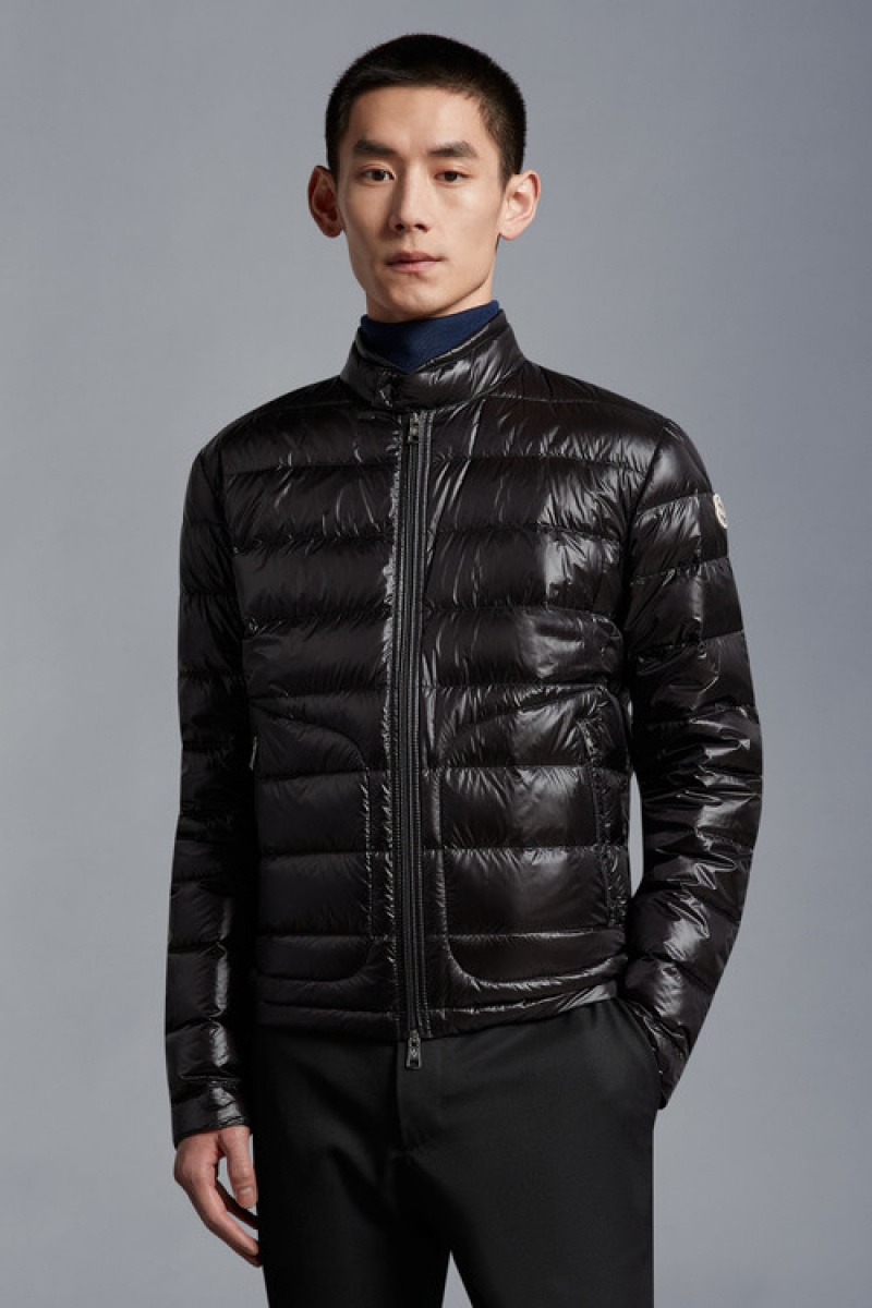 Chamarra Moncler Acorus Hombre Negros | REZF-10867