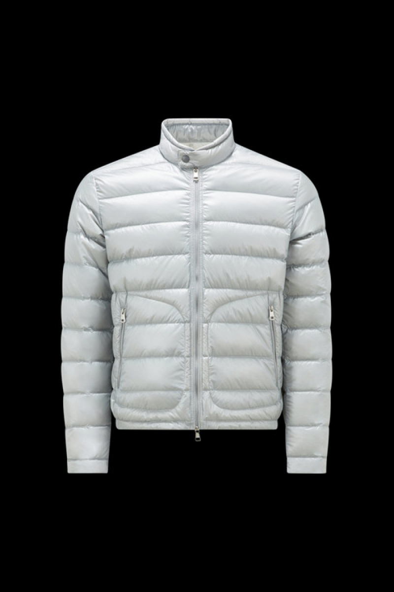 Chamarra Moncler Acorus Hombre Grises Claro | TNPQ-75684