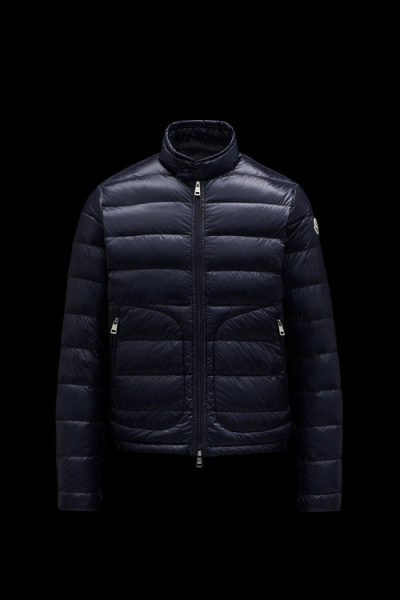 Chamarra Moncler Acorus Hombre Azules | FILS-31704