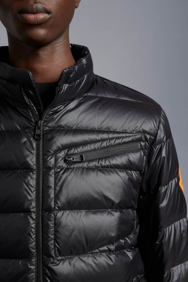 Chamarra Moncler Amalteas Hombre Negros | XKBM-15294