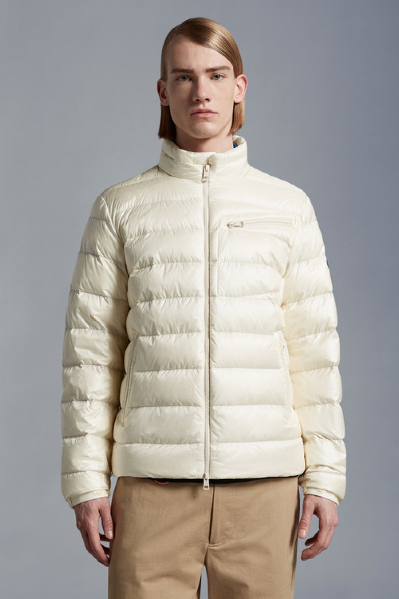 Chamarra Moncler Amalteas Hombre Blancos | KEAC-90284