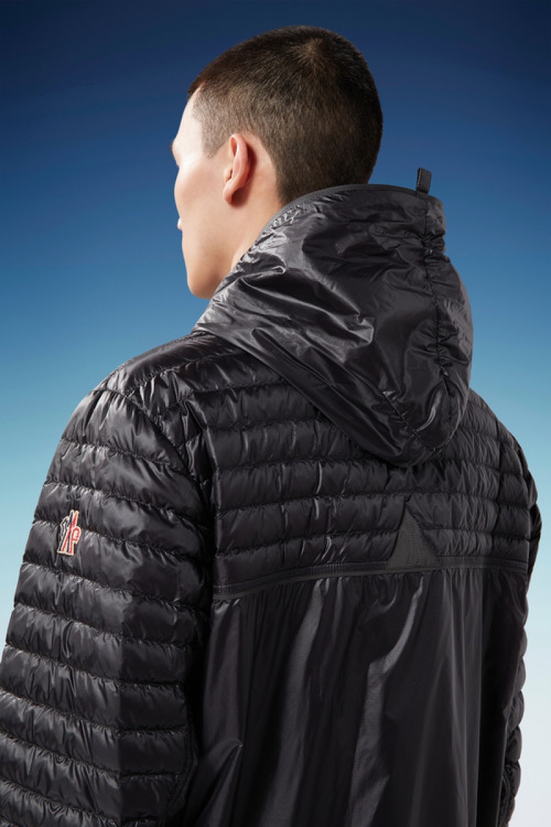 Chamarra Moncler Ardon Hombre Negros | VQOZ-84196