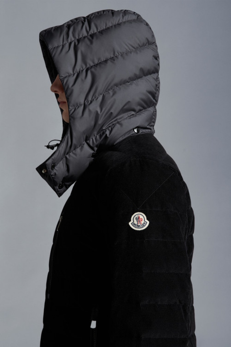 Chamarra Moncler Ariege Hombre Negros | CVZO-46820